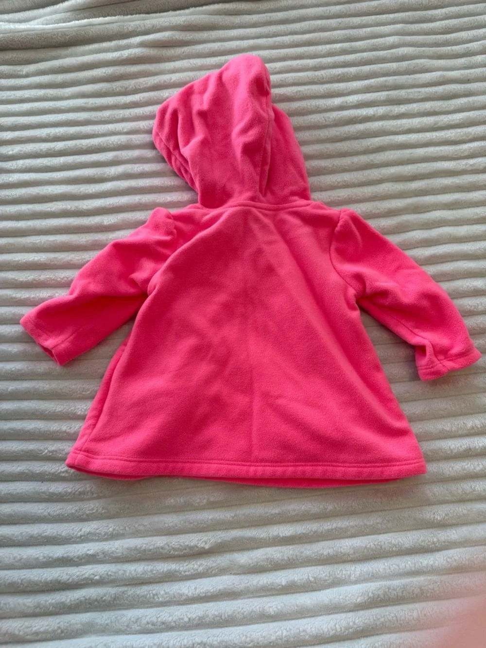 Carter's Bundle - Hot Pink Onesie With Fox & Two Piece Hot Pink/Grey Fleece Set
